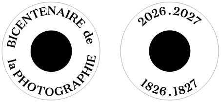 Logo du Bicentenaire de la photographie 2026-2027